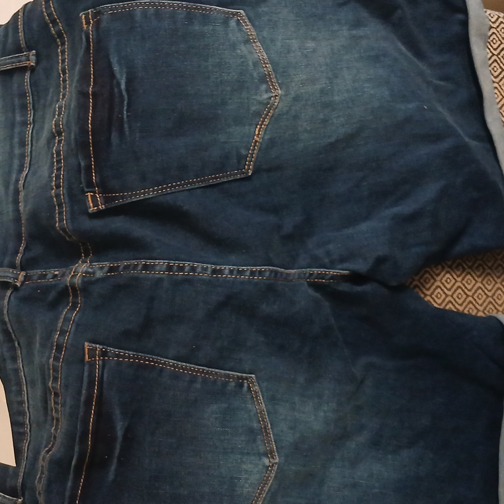 Women's Blue Jean Shorts - Picture 4 of 5